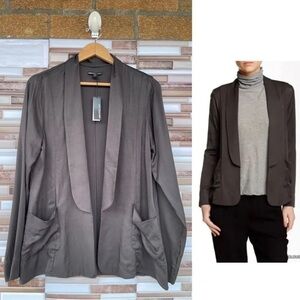 JAMES PERSE Open Front Tuxedo Jacket Blazer WEL2923 Size 3 (L)